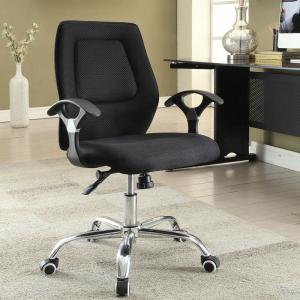 China Ergonomic Home Office Computer Chair Adjustable Height With Armrest / Wheels on sale
