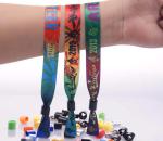 Professional Event Wrist Bands , Adjustable Fabric Wrist Band For Kids