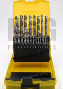 China Bright Finishing Drill Bit Set Hss Jobber Drill Set Cobalt Amber Color wholesale