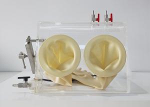 China Small Size Full View Laboratory Glove Box With Nitrogen / Argon / Helium wholesale
