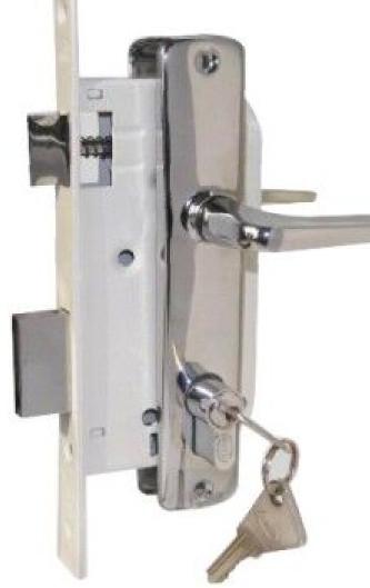 Double Mortise Lock Commercial Double Mortise Lock 031 / Small Entrance Mortise