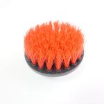 SGS 5 Inch Red Medium Drill Cleaning Brush For Carpet Cleaning And Car Wheel