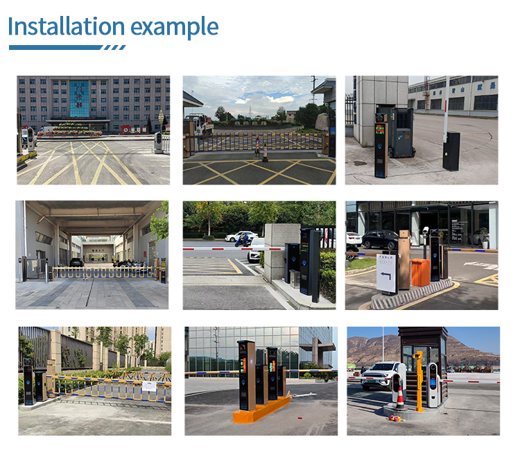 Adjustable Speed Swing Barrier Access Control System Anti Tailgating For Traffic Road