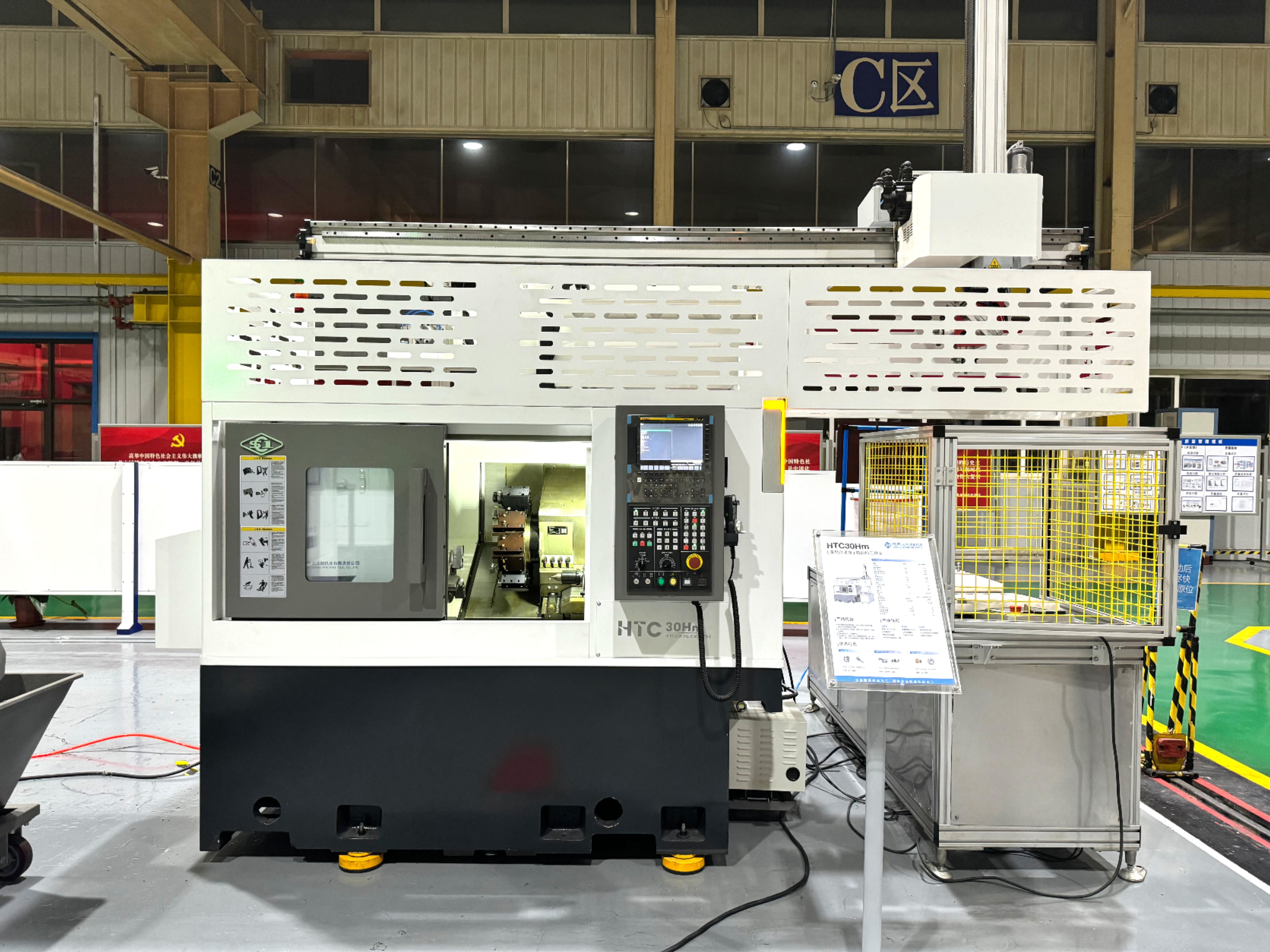 Automated Production Line High Efficiency Automatic Loading And Unloading CNC Lathe