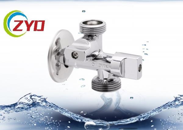 Quality Chrome Plated Brass Plumbing Valves Stainless Steel Wall Cover NBR Spacer for sale