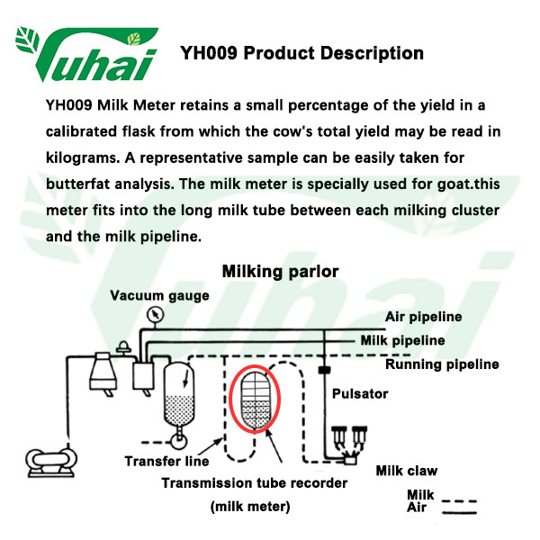 Goat Automatic Milking System Waikato Meter , Milking Machine Milk Degree Meter For Cows Goats Ect