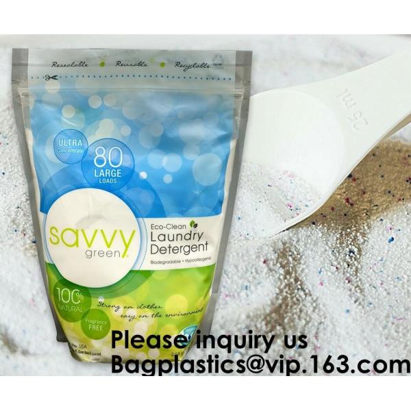Custom Print Biodegradable Foil Packaging Soft Zipper Stand Up Bottom Gusset Plastic Drinking Pouches Bags With Straws