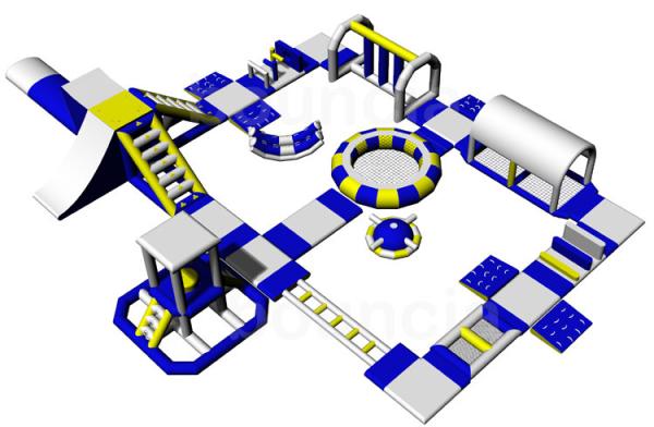 Adult Inflatable Water Play Equipment For Sea / Inflatable Water Park Design