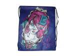 Colorful 75g Unwoven Drawstring Back Bag, Non Woven Carry Bag For Advertising,