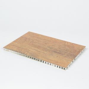 China Wood Color Decorative 20mm Thickness HPL Honeycomb Panel For Vessel Interior wholesale