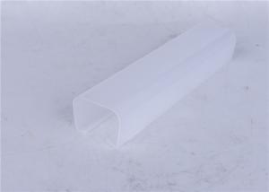 China LED Light Extrusion Plastic Profiles High Energy Efficiency LED Mounting Channel on sale