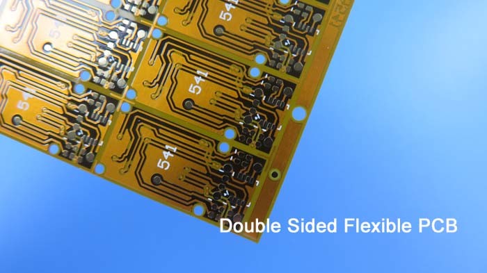 Double Sided FPC Dual Layer Flexible Printed Circuit 0.2mm thickness 2 Layer FPC with white silkscreen for LCD Module