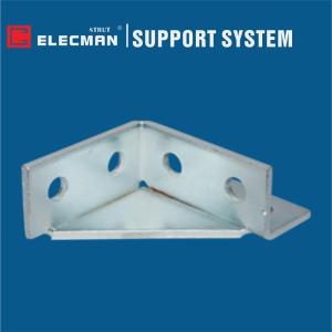 China Single Gussetted Strut Wing Fittings Channel Strut Wall Bracket Galvanized Steel wholesale