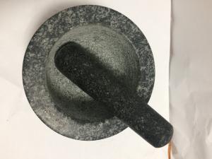 China Natural Stone Granite Mortar and Pestle For Kitchen Grinding Spice Foods Tools wholesale