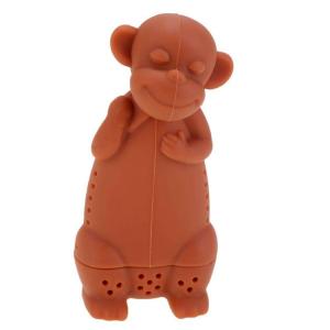 China Eco-friendly Food Grade Customized coffee drink monkey Silicone Tea Infuser Mug Bottle wholesale