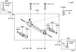 Yes Toyota RAV4 Hydraulic Steering Rack 45510-42010 for SR-1012 MASUMA 45510