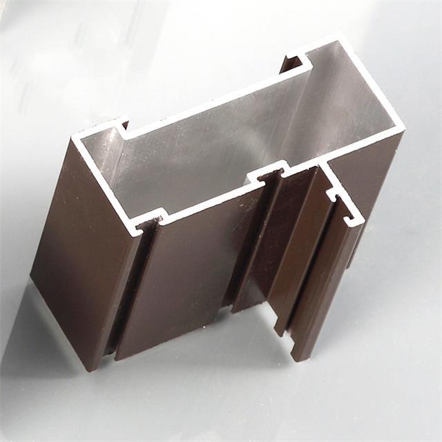 PVDF Coating 2.2mm Aluminum Door Frame Extrusions Profile
