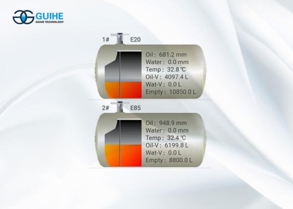 Fueling Station Use Fuel / Water / Temperature Level Measuring Tank Gauge ATG