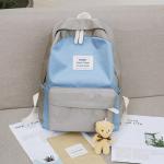 2018 summer new harajuku fresh contrast color student fashion pack Korean