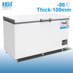 China 518L -86c Low Temperature Freezer Stainless Steel Inner 10mm Foaming