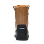 Genuine Leather Security Work Boots Yellow Oil And Water Resistant Work Boots