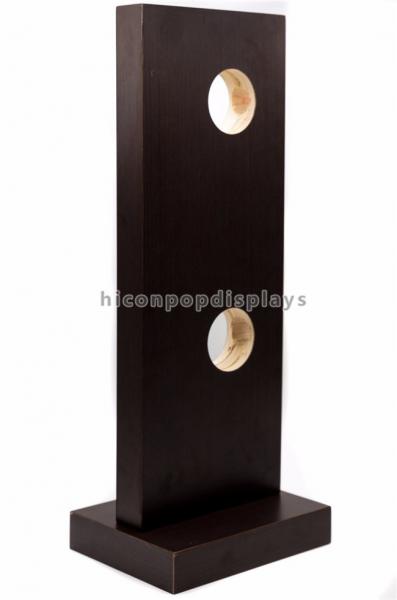 Quality Veneering Wood 2 Pieces Door Lock Display Stands For Home Decoration Products Shop for sale