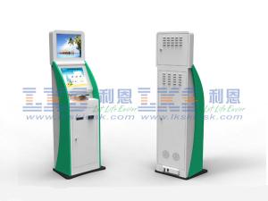 China Custom Self Service Banking Kiosk Touch Screen Kiosks A4 Laser Printer wholesale