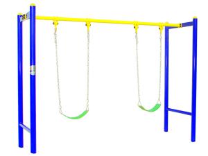 China outdoor playground galvanized steel Swing-ET-E02 wholesale