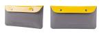 Fashionable Travel Ticket Wallet , PVC Passport Ticket Holder Travel Wallet
