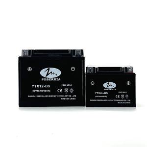 China Black 12N9 BS sealed motorcycle battery 9Ah 12v motorcycle battery on sale