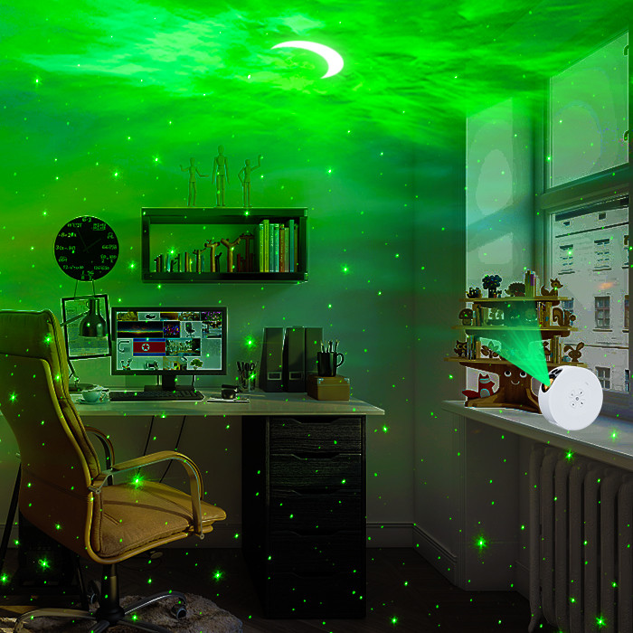 ODM Kids Room Moon Star Projector With Switch Button Control