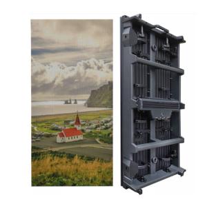 China Radian Lock Design P2.97 Indoor Rental LED Display Floor Fixed 500*1000mm Cabinet wholesale