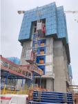 63m/Min Building Construction Hoist/middle speed construction hoit with busbar