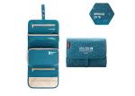 Large Custom Hanging Folding Toiletry Bag , Travel Organizer Cosmetic Bag For