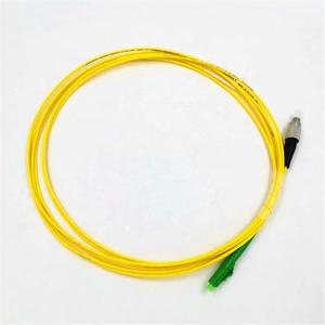 China White Fiber Optic Patch Cord , 2 Meters SC APC Fiber Patch Cord Single Mode 3.0mm wholesale