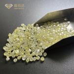 3mm 4mm Yellow HPHT Lab Grown Colored Diamonds For Fancy Melee Diamonds