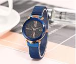 32mm Multi Color Alloy Case Fashion Ladies Fashion Wrist Watch with Magic Mesh