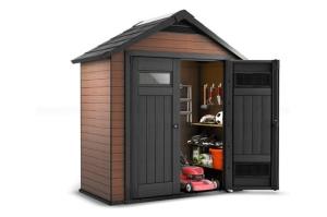 China Coffee / Grey Weather Resistant Building Decoration Materials For WPC House wholesale