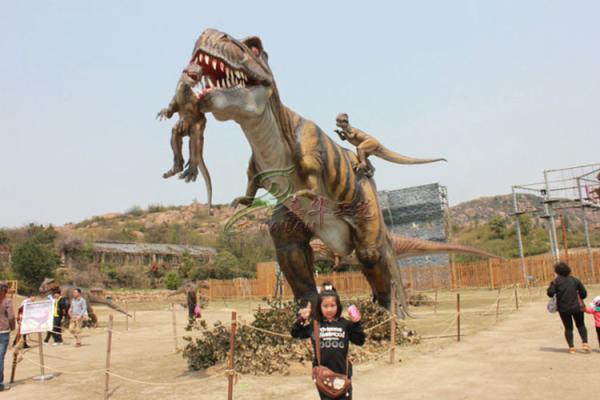 Realistic Animatronic Tytannosaurus With Sounds For Dinosaur Park