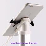 COMER anti theft stand alone with gripper mobile phone charger desktop display