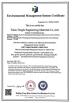 Taian Tenglu Engineering Materials Co., Ltd. Certifications