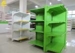 40KG/Layer 900x450x1260mm Size Supermarket Steel Racks Light Green Four Columns