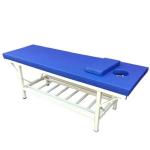 Blue 32in Clinic Examination Room Bed Aluminum Alloy Manual Power