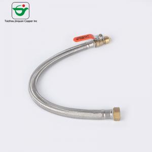 China OEM Flexible 10 Bar Pressure Brass Hose With Ball Valve on sale