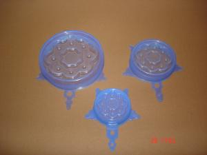 China Fresh Keeping Silicone Kitchenware Products , Reusable Stretch Silicone Lid Covers wholesale