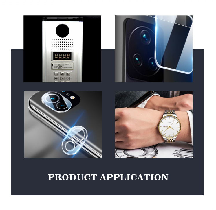 Electronic Curved Optical Components Thickened Exterior Application