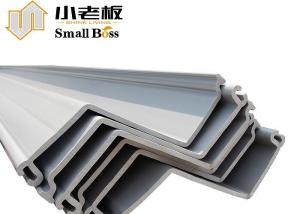 China Extrusion Vinyl PVC Sheet Pile Uvioresistant Customized Z Type Cut Off on sale