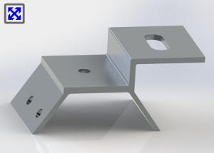 China 6005 - T5 Silver Anodized Aluminum Profiles , Aluminium Frame Profile Roof Solar Mounting wholesale