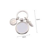 DIY Custom Sublimation Rugby Cap Keychain Baseball Football World Cup Metal