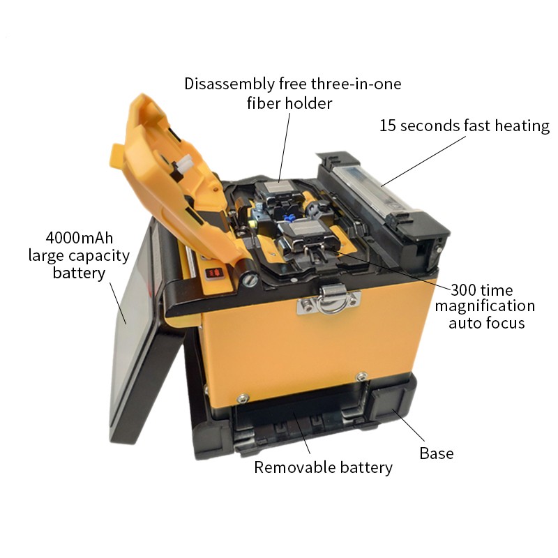 Mini Fiber Optic Accessories High Precision PAS Alignment System Fiber Type Identify